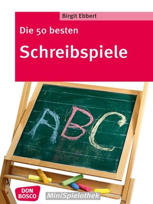 cover image of Die 50 besten Schreibspiele--eBook